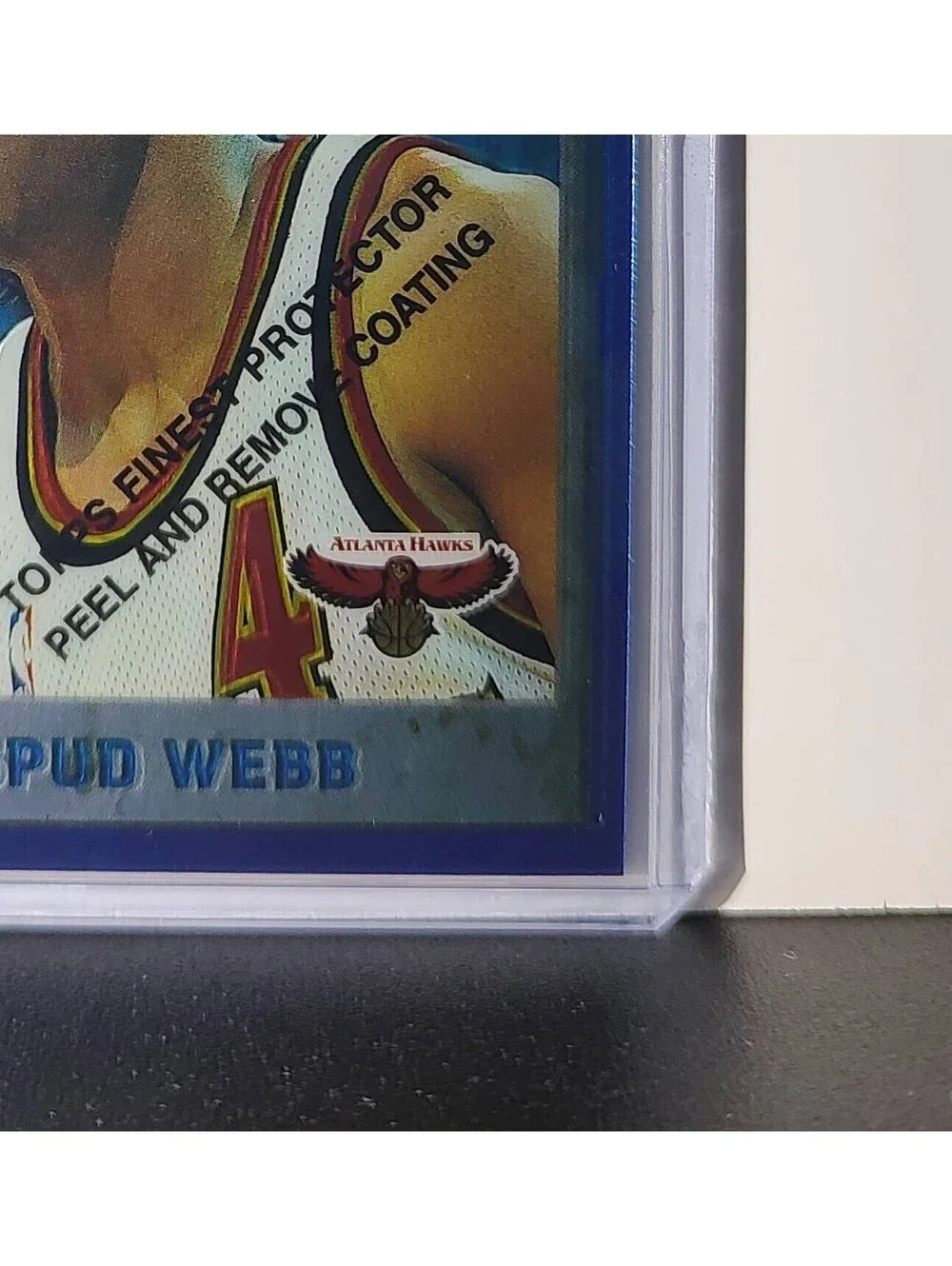 Spud Webb 1995-96 Topps Finest NBA #195 Card Atlanta Hawks
